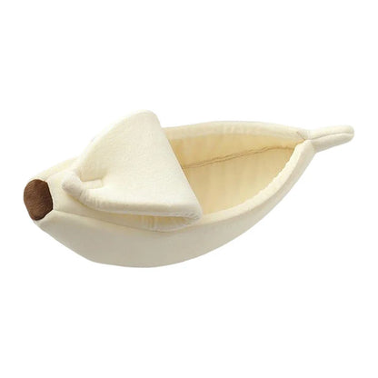 Cute Banana Shaped Cat Bed for Cozy Comfort