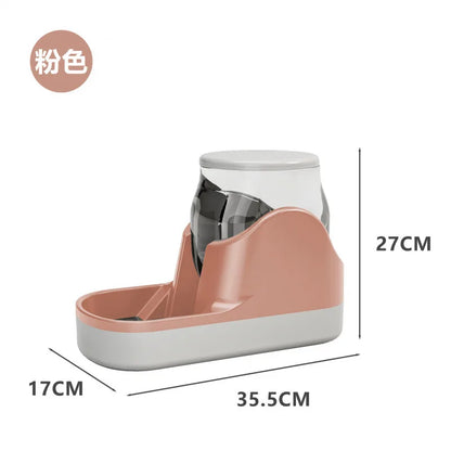 All-in-One Feeder & Fountain - 6L Smart Dispenser with Voice Alert & Moonlight Mode