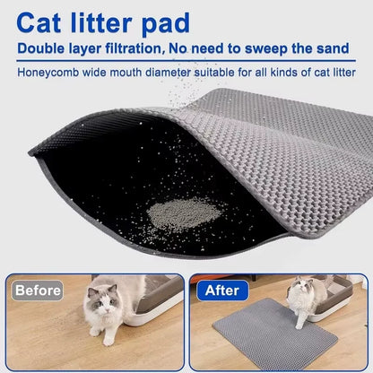 Large Waterproof Cat Litter Trapping Mat