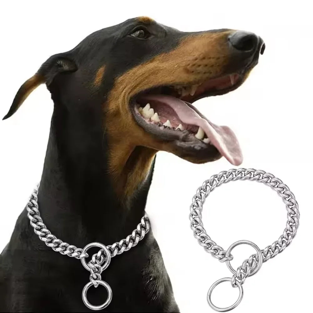 Adjustable Stainless Steel Training Collar Necklace