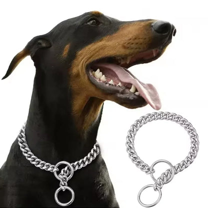 Adjustable Stainless Steel Training Collar Necklace