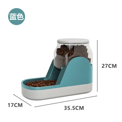 All-in-One Feeder & Fountain - 6L Smart Dispenser with Voice Alert & Moonlight Mode