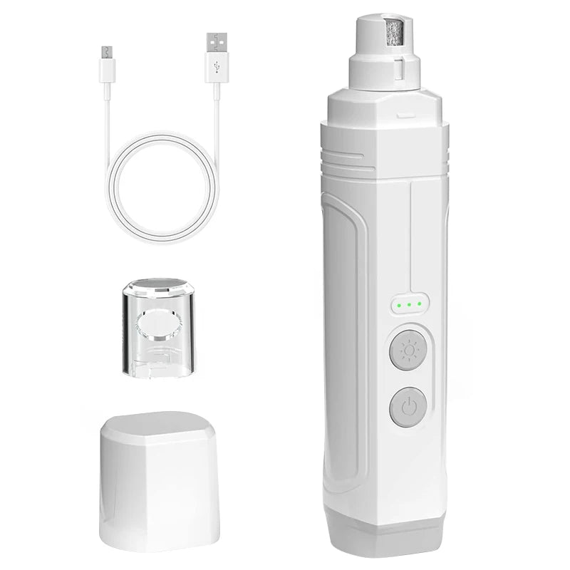 Electric Dog Nail Clippers With Rechargeable LED Lights