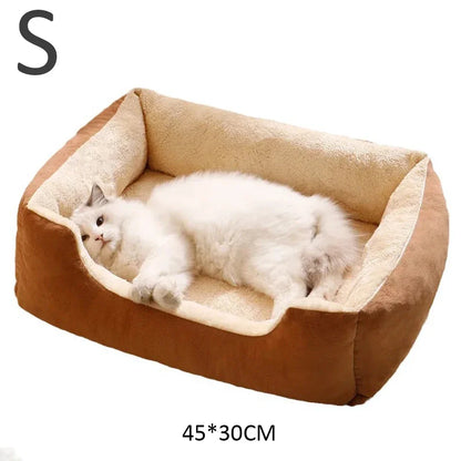 Cushioned Bed for Cats and Dogs