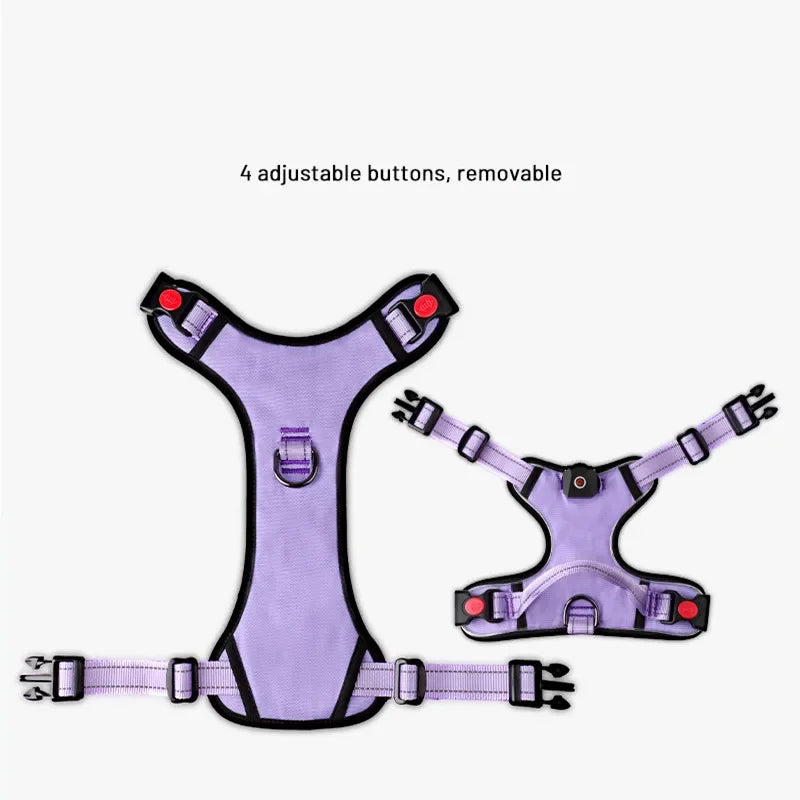 Luminous Dog Harnesses with Three LED Light Modes [Rechargeable]