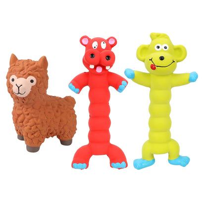 Animal Shape Rubber Squeaky Chew Toys