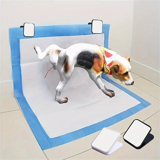 Wall-Mounted Pee Pad Clip Holder Set