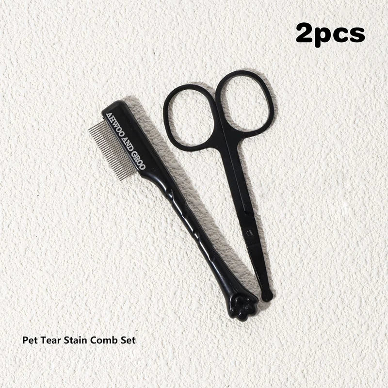 Portable Pet Eye Comb Tear Stain Remover Brush