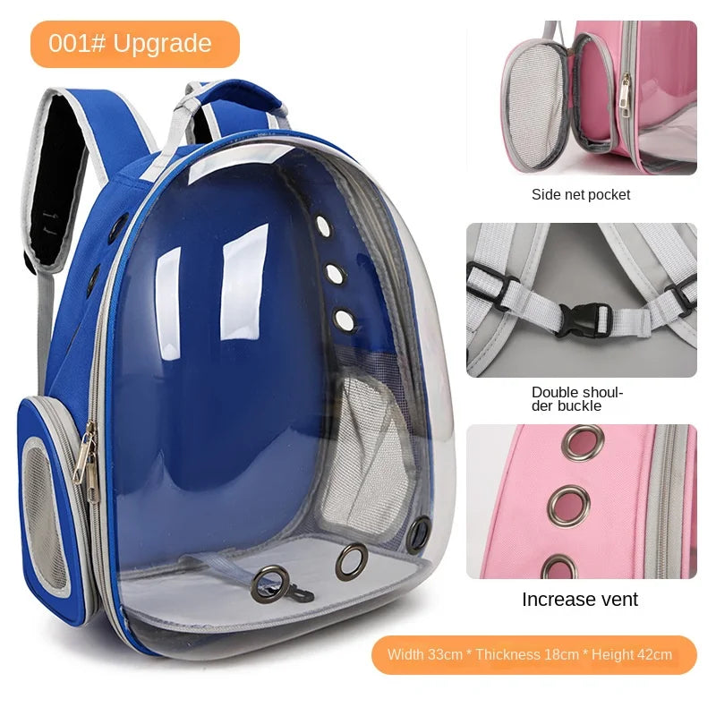 PurView Pro Transparent Cat Backpack - As seen in Argylle