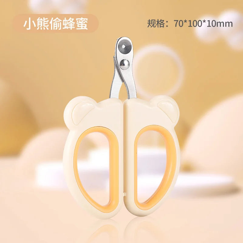 Teddy Bear Design Cat Nail Clippers Set