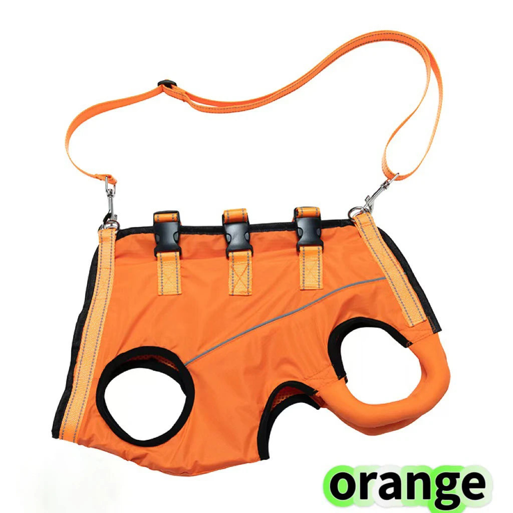 Rehabilitation Sling Carrier with Padded Straps | Breathable Hip Support for Hind Legs