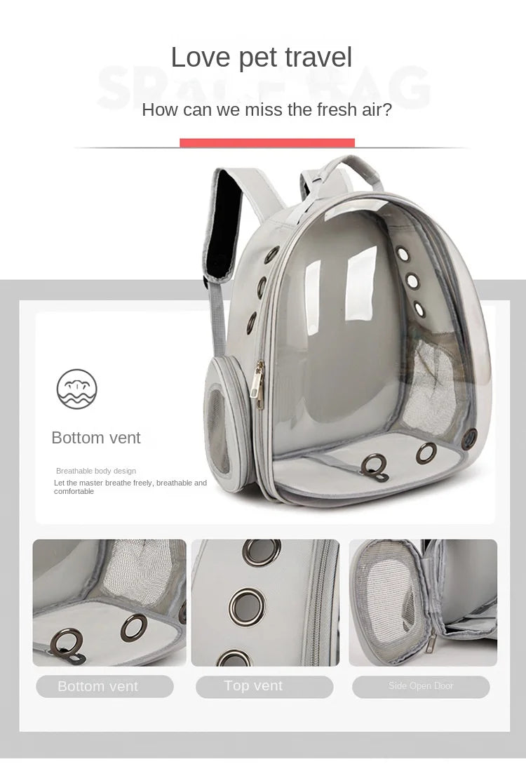 PurView Pro Transparent Cat Backpack - As seen in Argylle