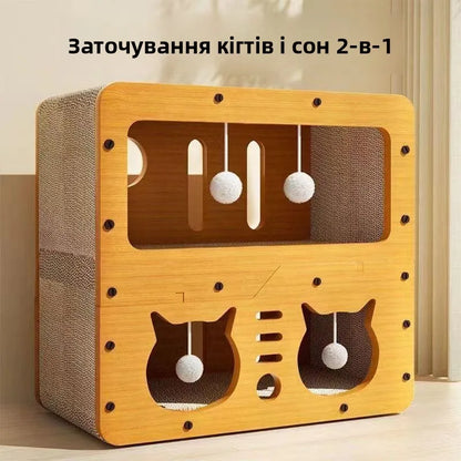 Indoor House Villa Space with Scratching Board