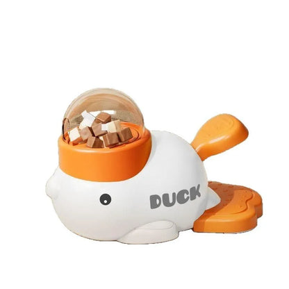 Interactive Duck Design Puzzle Feeder Toy