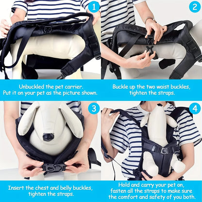 Chest Pet Bag Wrapping Large Dog Backpack