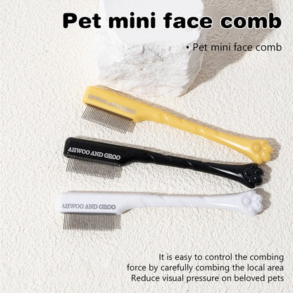 Portable Pet Eye Comb Tear Stain Remover Brush