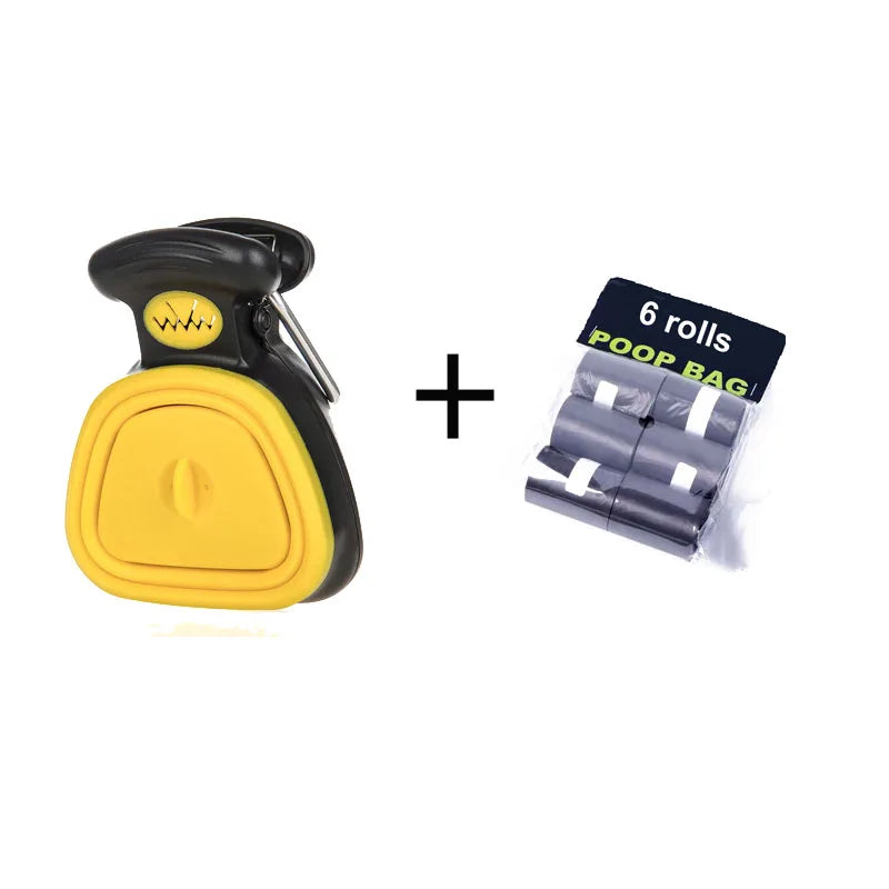 Foldable Pooper Scooper With Decomposable Bags