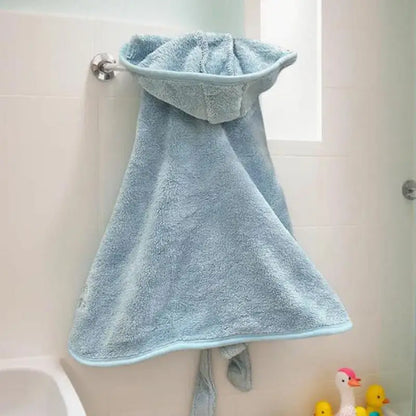 Quick Drying Hooded Bath Towel Robe Cloak