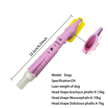 Canine Tracheal Intubation of Anesthesia Gas