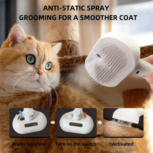 Self Cleaning Grooming Comb for Pet Hair Removal