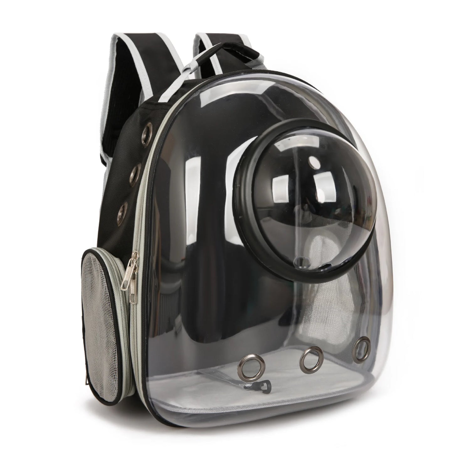 {As seen in Argylle} Space Capsule Pet Backpack-Airline Approved Transparent Carrier [Large Capacity + 360° Ventilation + Dual Handles]