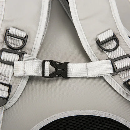 PurView Pro Transparent Cat Backpack - 5-Side Breathable Carrier with Cooling Pad & Reflective Strips,Waterproof Base for Hiking