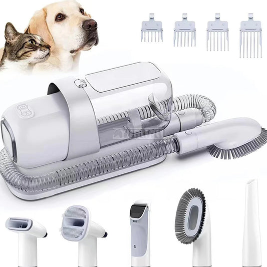 Electrique Dog Grooming Kit Comb Household Pet Wireless Hair Aspirateur Vacuum Suction Force Pet Aspirateur Electrique