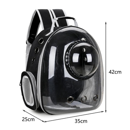 Breathable And Portable Transparent Pet Backpack