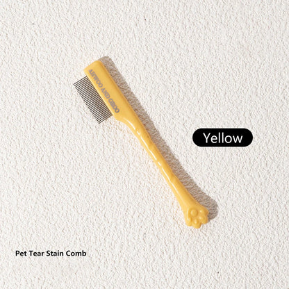 Portable Pet Eye Comb Tear Stain Remover Brush