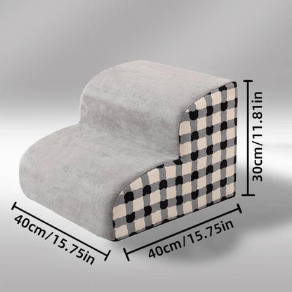 1-3 Steps Pet Staircase Anti-slip Detachable Stable And Non-collapsing Memory Foam Washable Sofa Steps