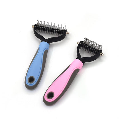 Professional Pet Deshedding Brush and Fur Remover