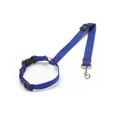 Solid Color Adjustable Two-in-One Pet Safety Belt