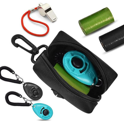 Adjustable Poop Bag Holder with Leash Attachment