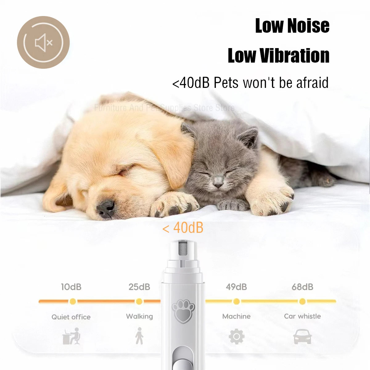 Electric Nail Grinder Rechargeable Painless Trimmer