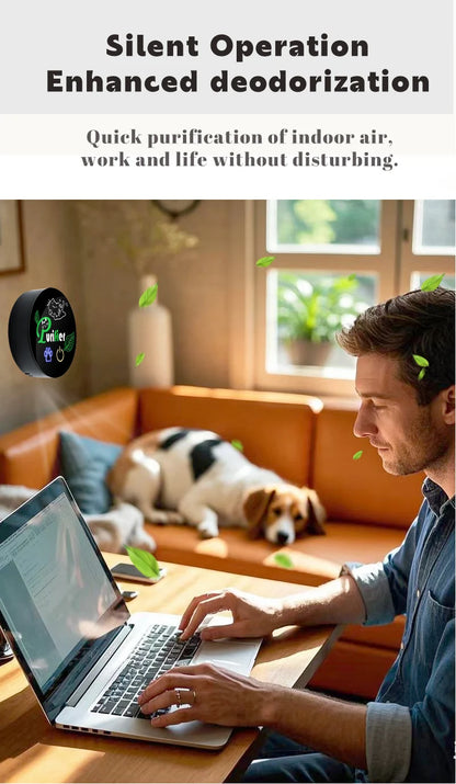 Smart & Portable Pet Deodorizer [Dual-Core + High-Efficiency]