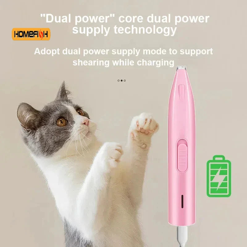 Professional Rechargeable Pet Hair Trimmer Kit