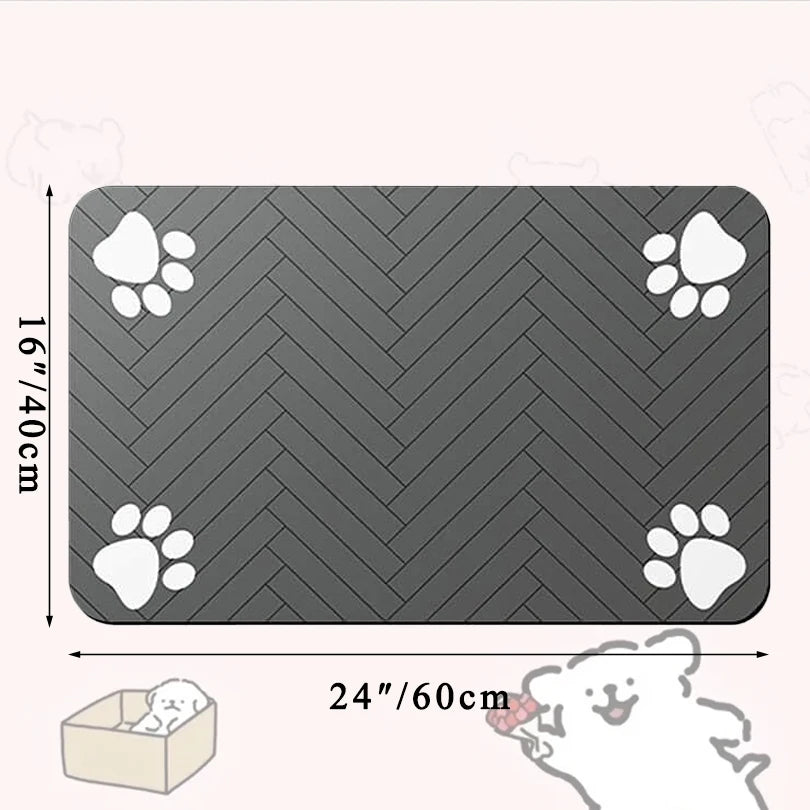 Absorbent Waterproof Pet Feeding Mat