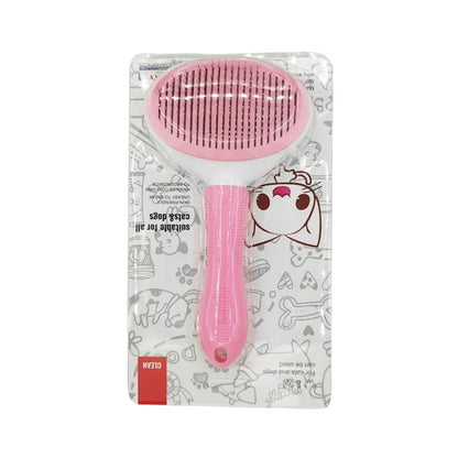 Self Cleaning Pet Hair Removal Slicker Brush