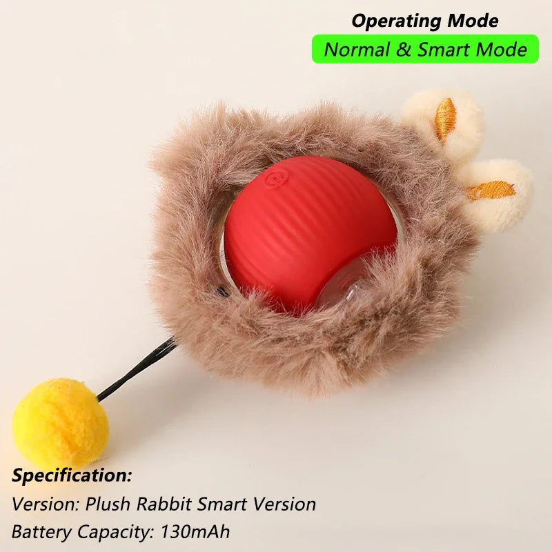 Interactive Smart Rolling Ball Toy for Cats