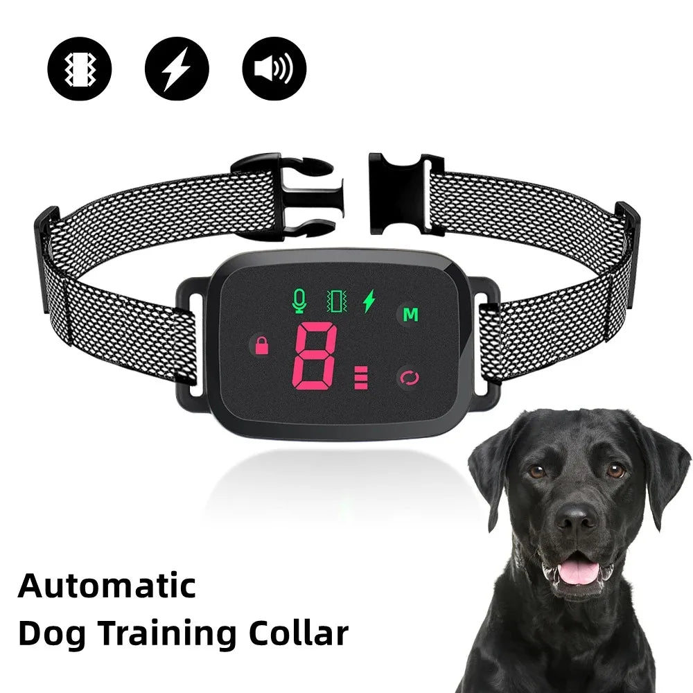 Automatic Bark Correction Collar with Digital Display