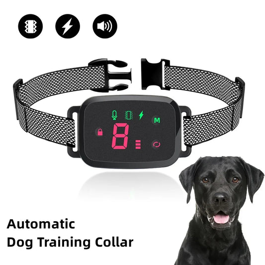 Automatic Bark Correction Collar with Digital Display