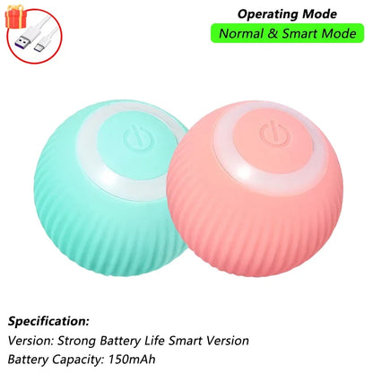 Interactive Smart Rolling Ball Toy for Cats
