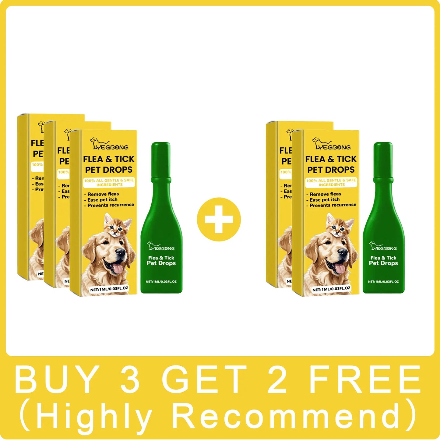 Flea And Tick Relief Drops For Pets