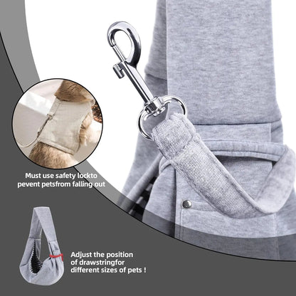 Cotton Comfortable Pet Sling Bag for Travel