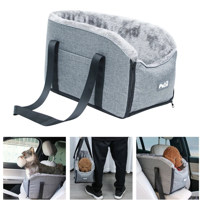 Car Console Dog Bag Puppies Tote Outgoing Travel Bag