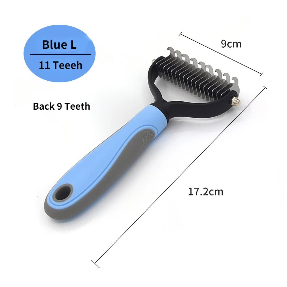 Professional Pet Deshedding Brush and Fur Remover