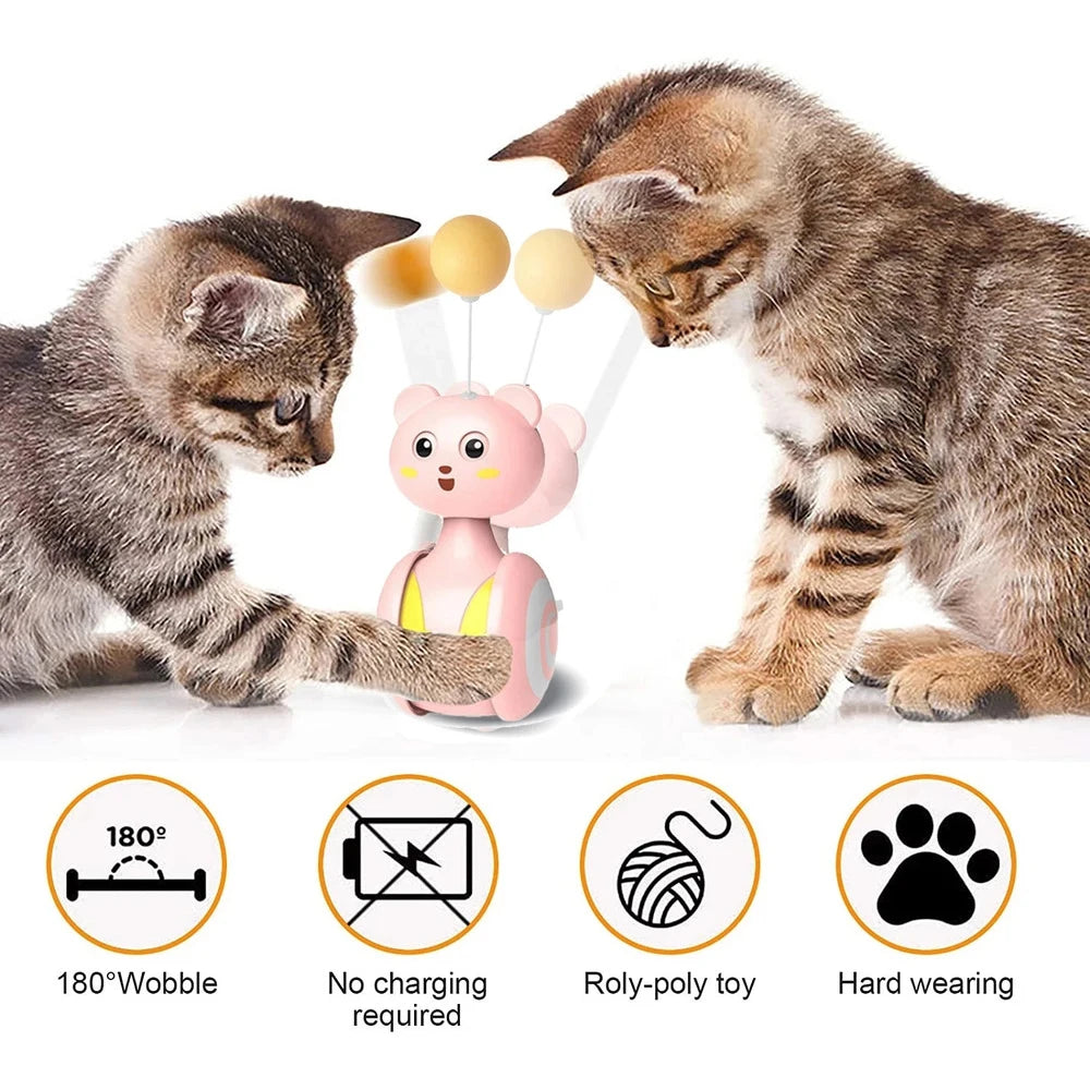 Automatic Feather Teaser Interactive Cat Toy