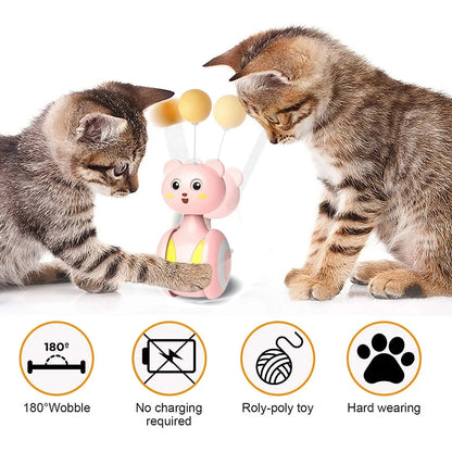 Automatic Feather Teaser Interactive Cat Toy